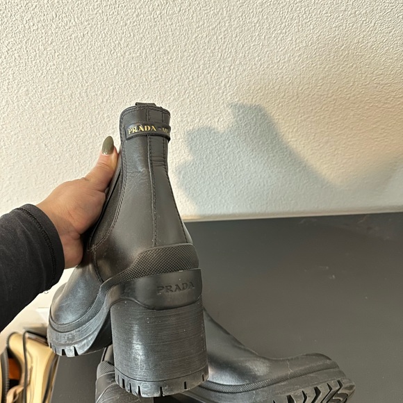 Prada, Lug Sole Boots - Picture 6 of 7